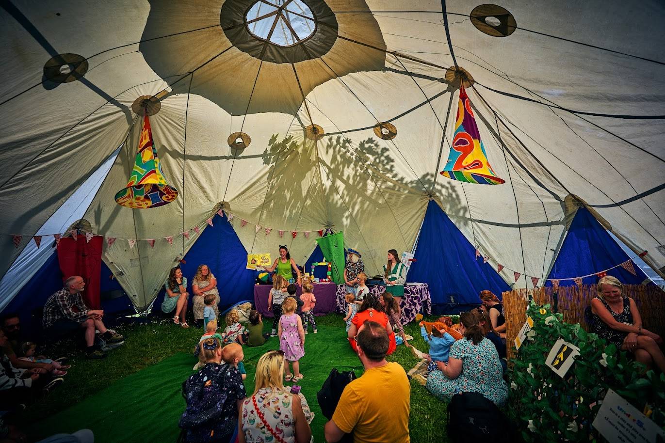 Fun in the under-5's dome